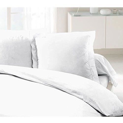 LOVELY HOME Set of 2 Pillowcases 100% Cotton 63x63 Cm White