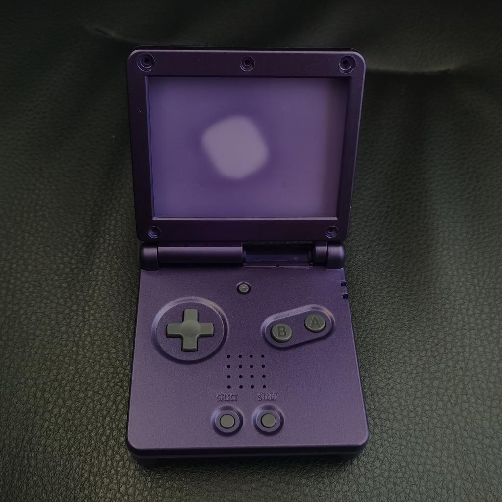 New Shell Case for GBASP Housing GBA SP Shell with Buttons and Sticker Sets Replacement for Gameboy Advance SP Game Accessories