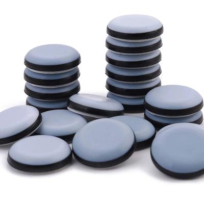 Conjunto de 12 Peças de Deslizadores de Pé Almofadas Deslizantes Deslizadores de Móveis Domésticos Deslizadores de Móveis Ptfe Quadrado Almofadas de Movimentação de Piso Pé de Mesa Cadeira