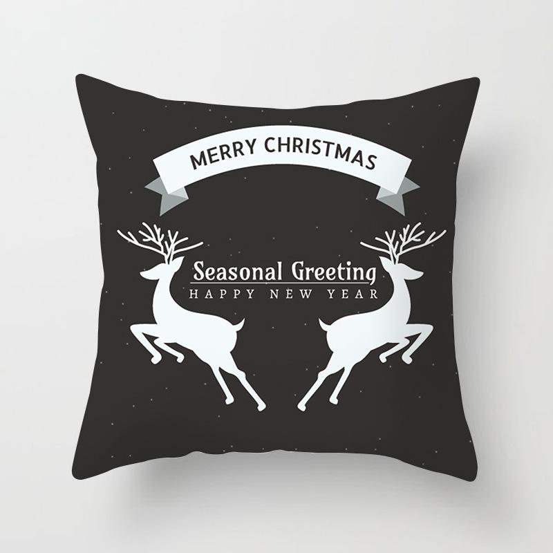 Europäischer und Amerikanischer Weihnachtsmann Weihnachtsbaum Kissenbezug Kissenbezug Druck