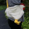 Borsa a tracolla con motivo a pollo in morbido peluche, Borsa a spalla carina in cartone animato, Novità, per Donna Ragazza, Uso Quotidiano, Viaggio, Lavoro, Festa.