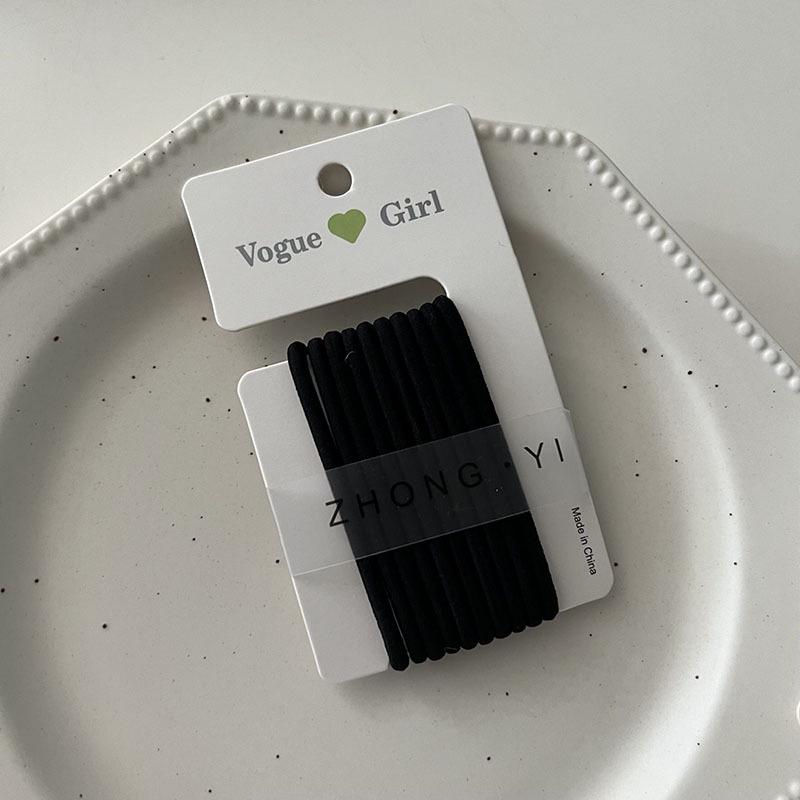 High Elastic Japanese Hair Ties for Women - Adult Style Seamless Ponytail Holders