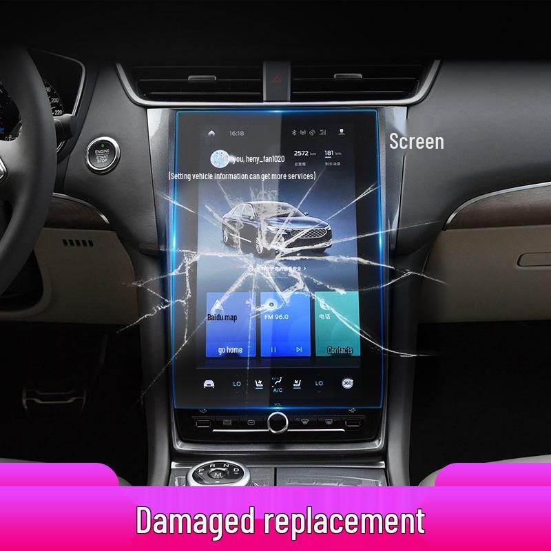 24 Ford Transit Navigation Gehärtetes Glas Displayschutzfolie