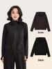 Giacca con Cappuccio in Tessuto Air Layer da Donna - Cardigan a Maglia Larga Autunnale Felpa