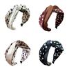 Samt Haarband Breites Band Punkte Design Rutschfestes Haaraccessoire Für Damen Und Mädchen
