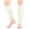 Thickened Winter Leg Warmers Foot Cover Knitted Leg Coverings Fleece Leg Warmers  Streetwear
