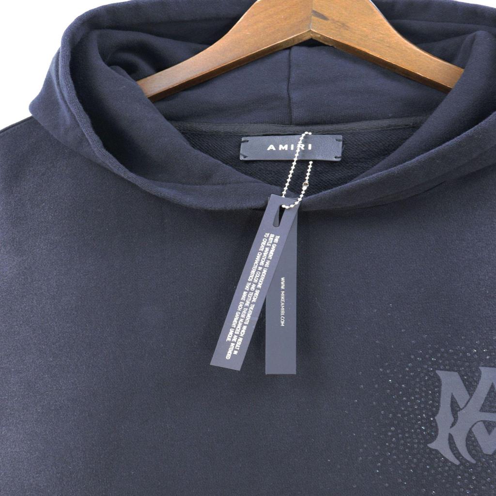AMIRI Logo Letter Print Terry Hoodie - Unisex, High Gram Weight, Fall/Winter