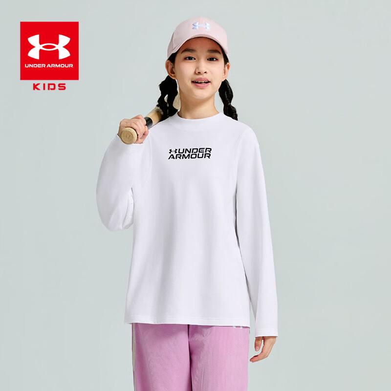 Under Armour Kids  Loose Fit Long Sleeve Round Neck T-Shirt 170