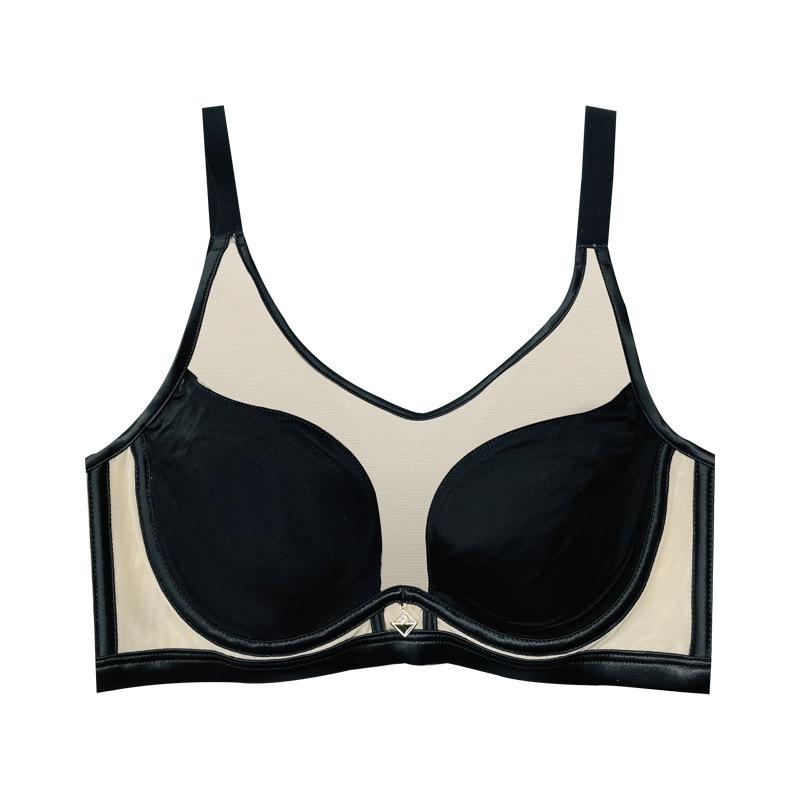 Seamless Nude Bra for Small Chest Soft Steel Ring Thin Style Large Chest Small Bra