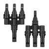 Qoltec Solarstecker | MC4-Stecker | Typ T | 1000V | 30A | Set