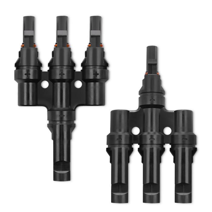 Qoltec Solarstecker | MC4-Stecker | Typ T | 1000V | 30A | Set