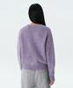 MUSINSA STANDARD WOMAN Women'S Multi Melange Crew Neck Knit [Heather Violet]