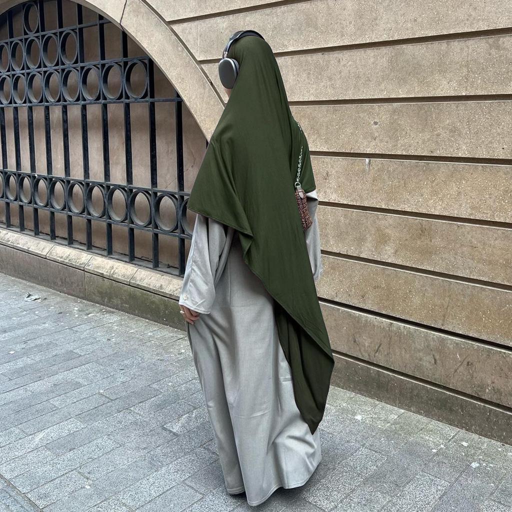 2024 Loriya Dubai Orientul Mijlociu Eșarfă de cap culoare solidă HJ934