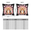 Alpha Male Cat Kitten Rainbow Floral Pillow Case Comfy Pillow Cover Vintage Pillowcases For Couch Sofa Bedroom