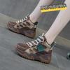 2026 Winter New Casual High-top Shoes Platform-soled Wedge Heel Dad Shoes Fashion Cotton Shoes Student Shoes Women's Shoes