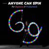 1Pcs Belly Dance Props Led Poi Ball Rgb Throwing Balls High Strobe Light-Up Toy Stage Performance Props Safe And Soft
