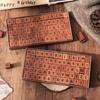 70 Pcs English Letters and Numbers Wooden Rubber Stamps Sets Diy Rubber Stamp For Card Making Scrapbooking Supplies