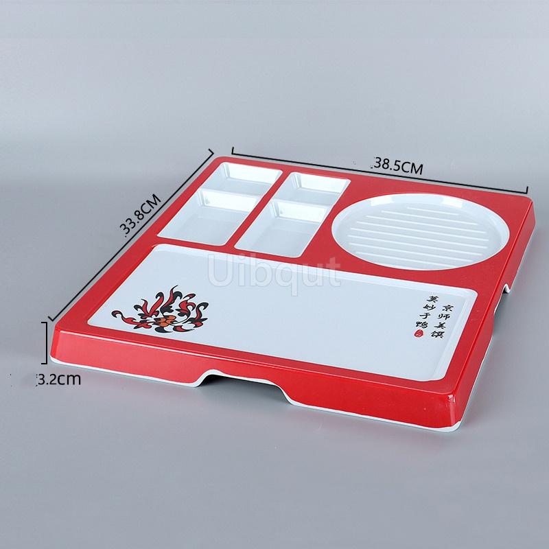 

Featured creative disc plastic wood MELAMINE plate Peking Duck plate Special dishes Restaurant mood tableware MELAMINE plate