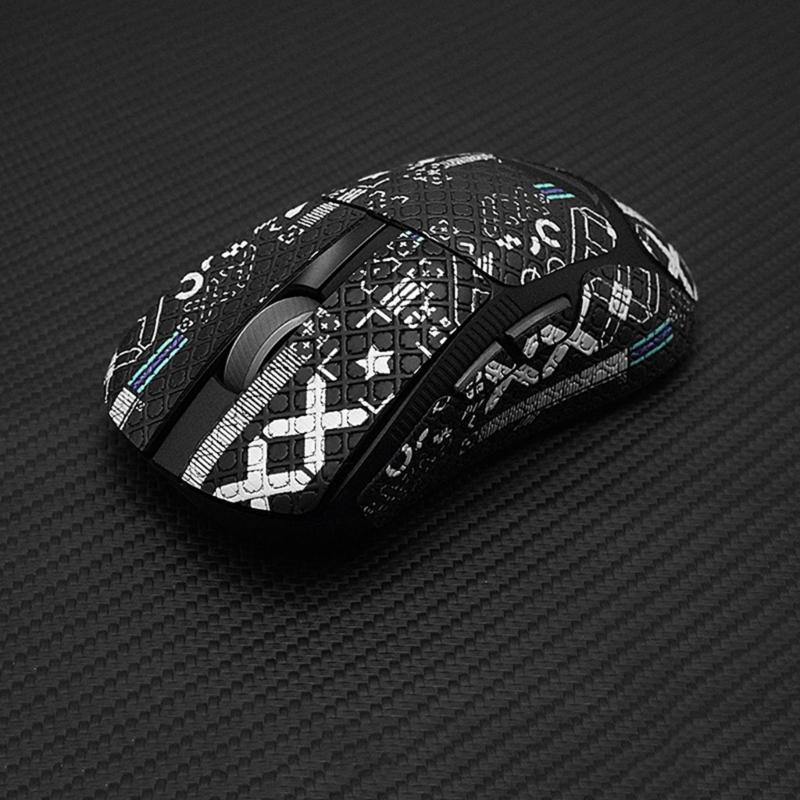 Customs Fit Gaming Mouse Skin AntiSlip Sticker For ROG Keris 2ACE Mouse Prevents Sliding In Intense Battles Office Task