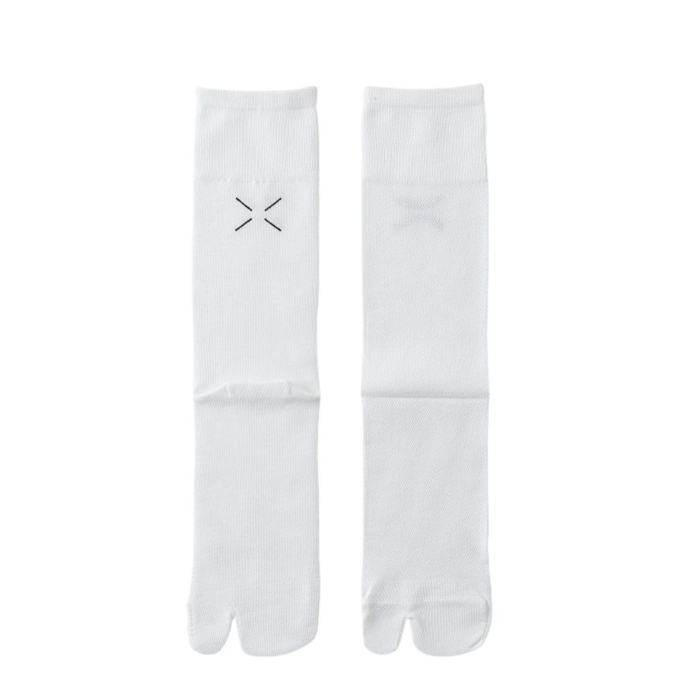 JK Mid Calf Stockings Breathable Split Toe Tube Socks Simple Calf Long Socks  Summer