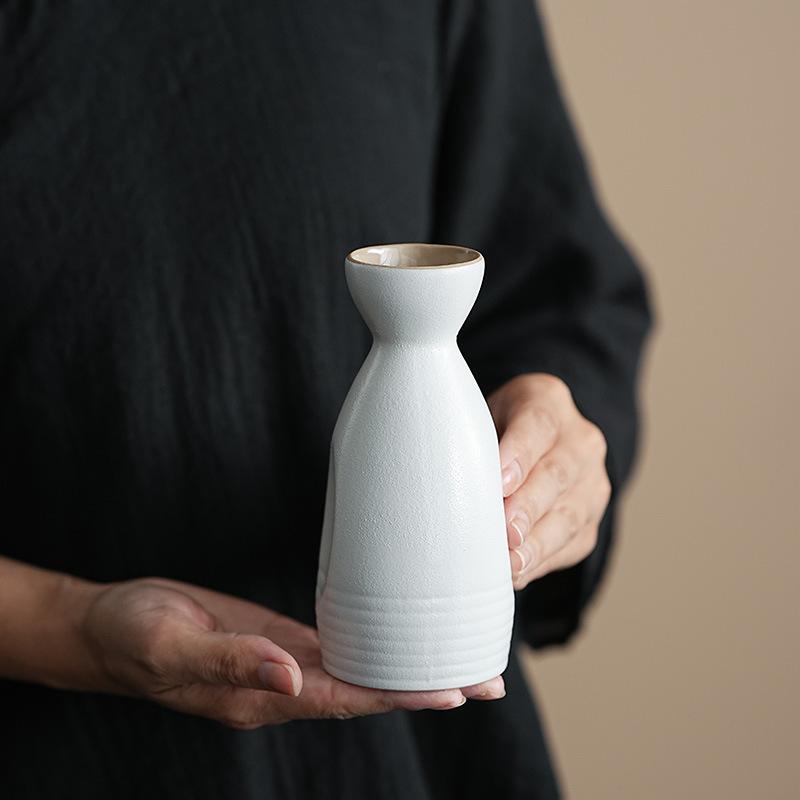 Japanese Style Ceramic Sake Pot Cups Set Decoration Drinkware Crafts Traditional for Cabinet Kitchen Tea Party Drawer Cupboard