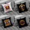 Band GGuns N Roses Print Pattern Sofa Cushion Cover Pillowcase Home Party Car Bedding