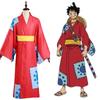 One Piece Wano Country Cosplay Costume For Monkey D Luffy Fans