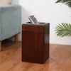 Nordic Wooden Trash Bin for Living Room or Bedroom - Simple Rectangular Design