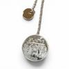 Great HERMES Pierce Exlibris PM Silver AG925 Women Used