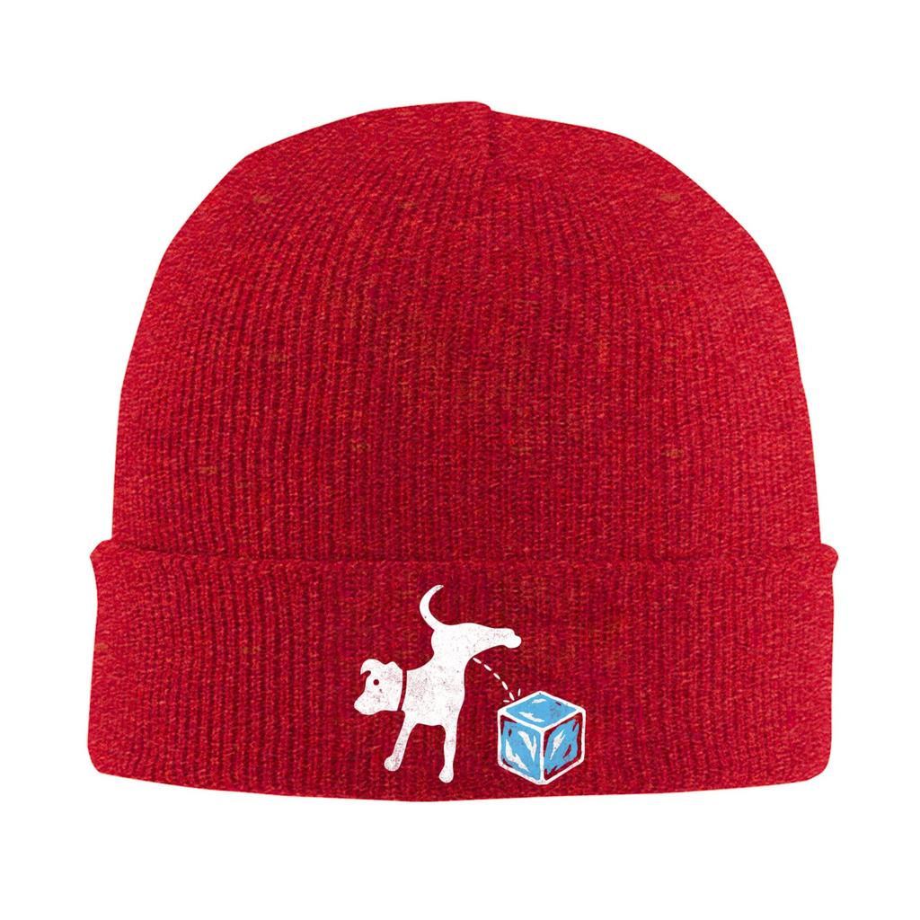 Anti ICE Dog Beanie Hats  Bonnet Hats Unisex Adult Casual Kpop Knit Hat Winter Design Elastic Caps