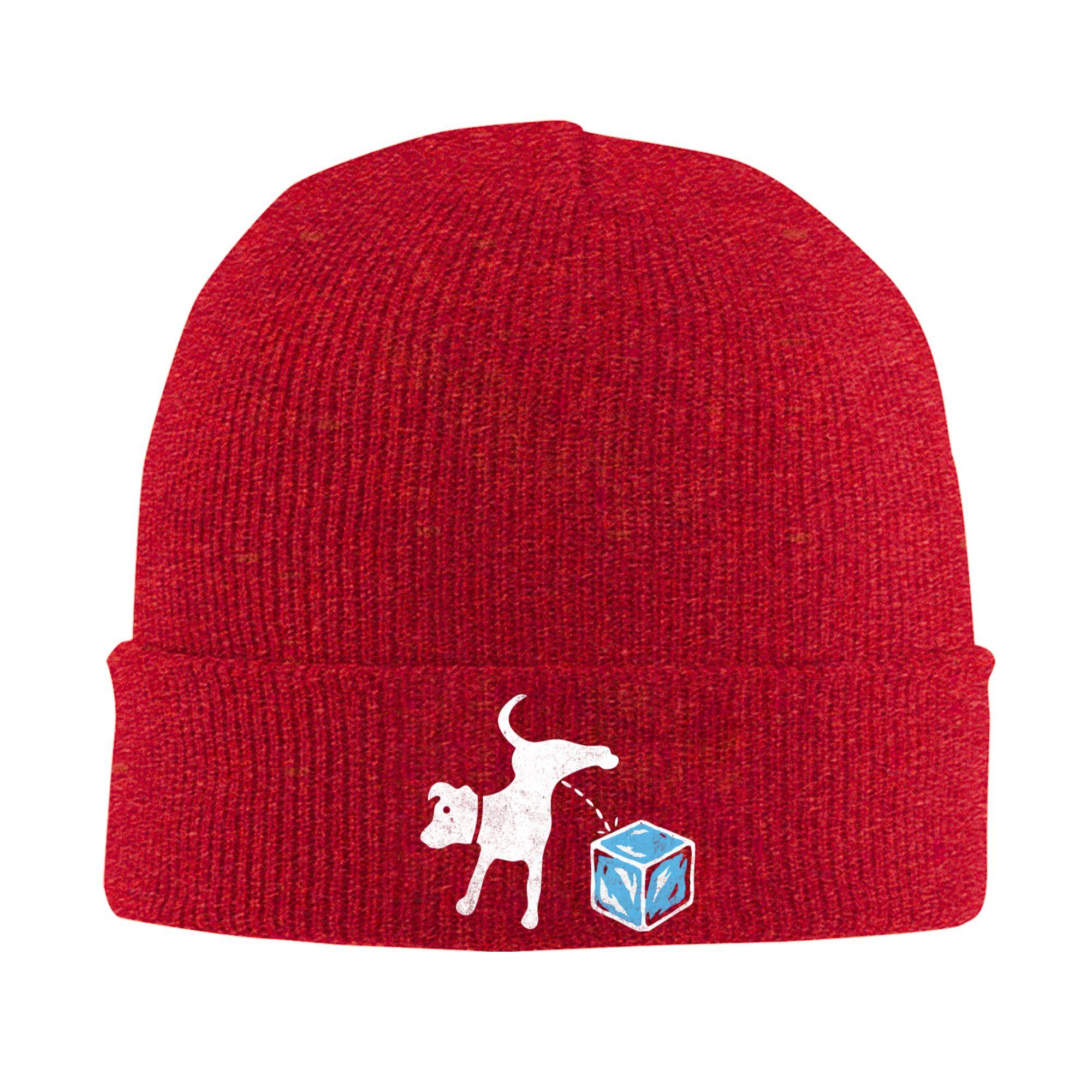

Anti ICE Dog Beanie Hats Bonnet Hats Unisex Adult Casual Kpop Knit Hat Winter Design Elastic Caps One Size