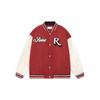 Li-Ning Rabbit Counterflow Graphic Baseball Jacket 'Red Beige' Men's AJDT491-3