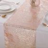 Gold Glitter Table Flag Wedding Table Flag Tablecloth Birthday Party Table Decoration Mesh Hot Foil Table Flag