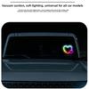 Dashboard Mounted Solar Powered Car Light Including Heart Shaped LED And Multiple Lighting Mode For Easy Use