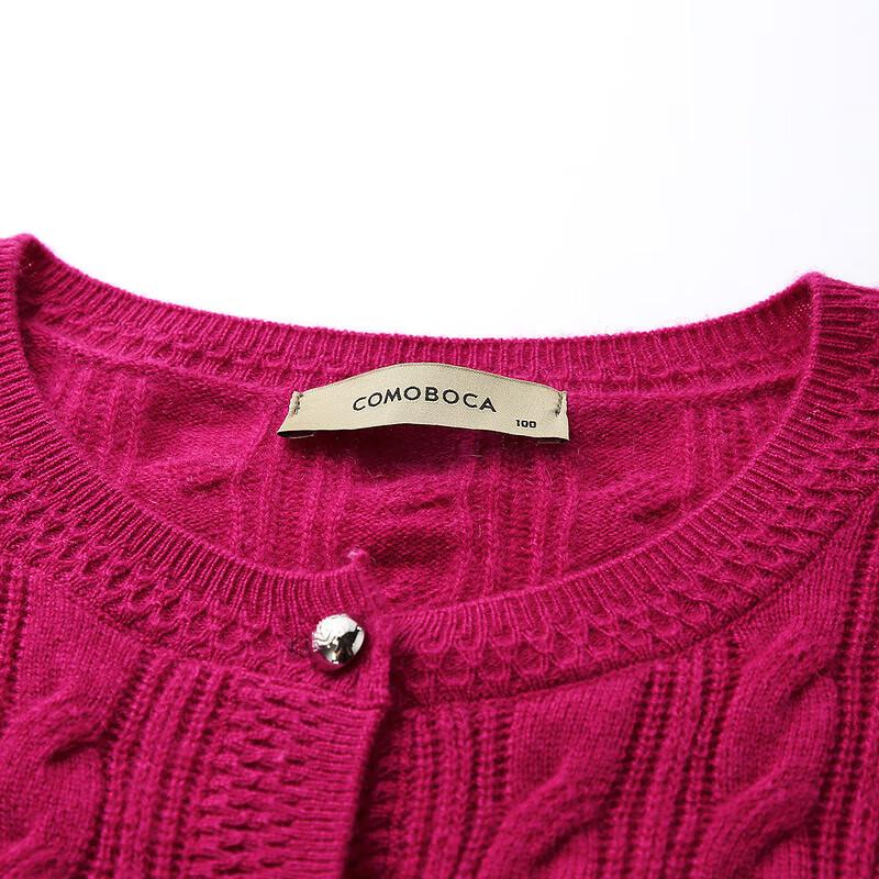 Kemon Boka Women's Premium Cashmere Cable Knit Cardigan