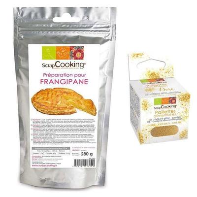 Frangipane Preparation 280 G + Gold Glitter