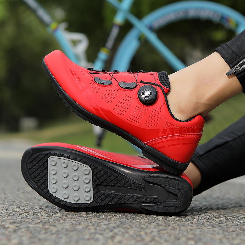 Men Cycling Shoes Bike Professional Fashion Biking Sport Speed MTB Road Unisex Bicycle Cleats Racing Sneakers Rubber Flat Dirt