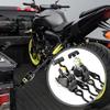 Retractable Ratchet Strap Heavy Duty Ratchet Strap Self Retractable Tie Down Strap for Motorcycle Truck Trailer Cargo