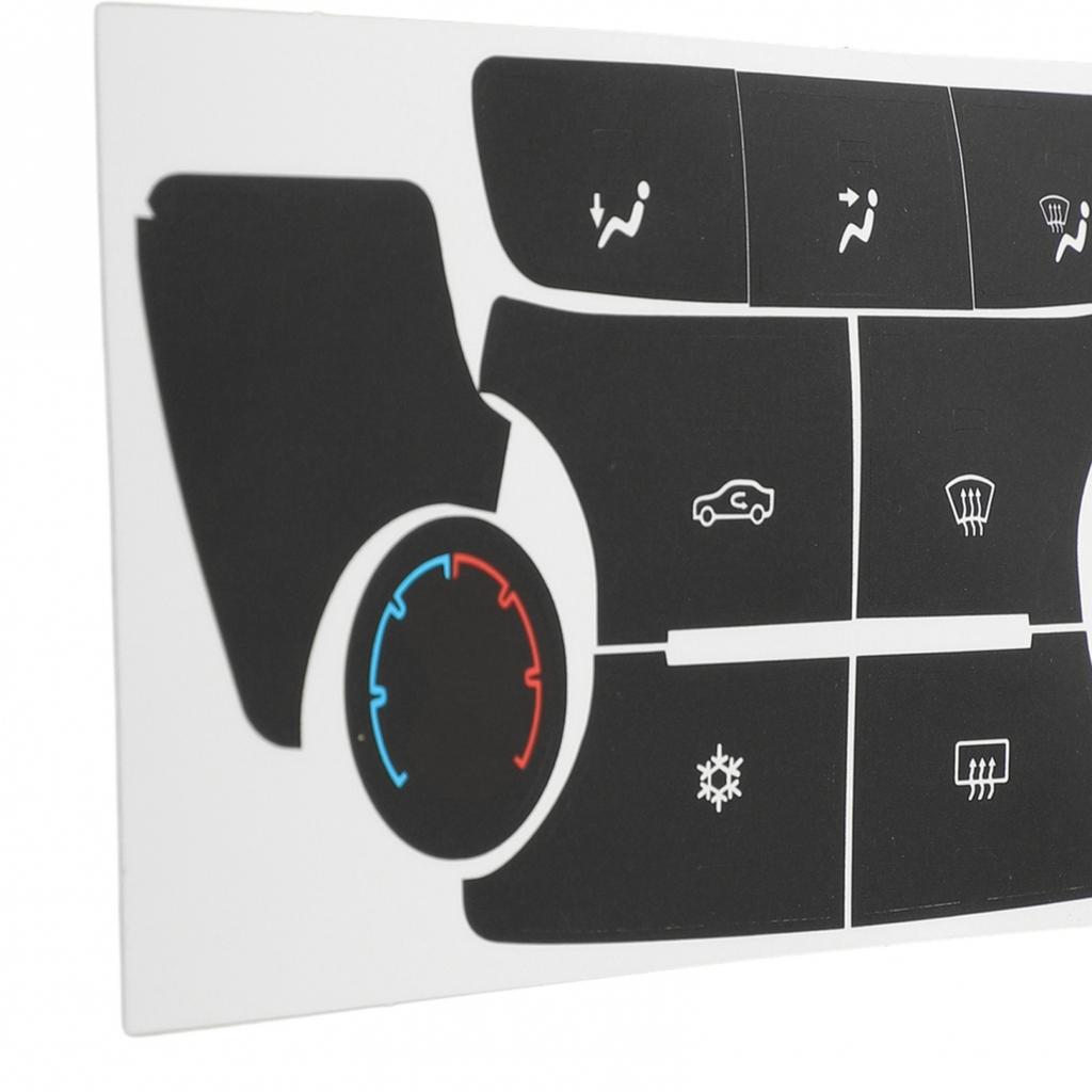 Für Buick Verano AC Klimasteuerung Schwarzer Knopf Reparatur Aufkleber Set