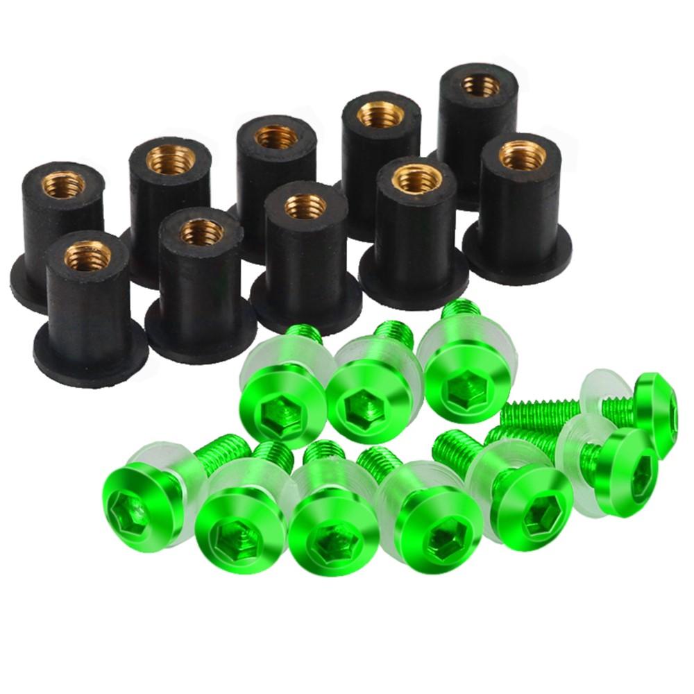 5mm 10PCS Windscreen Windshield Bolts Screws Nut For Ducati 748 916 996 998 749 999 848 1098 1198 Panigale 899 959 1199 1299