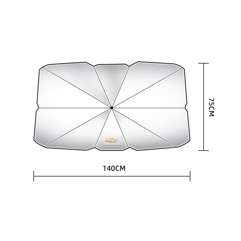 Keychain Car Sunshade Umbrella Windshield Parasol Auto Accessorie For Chevrolet Spark Cruze Epica Optra Z71 Sail Aveo Matiz Onix