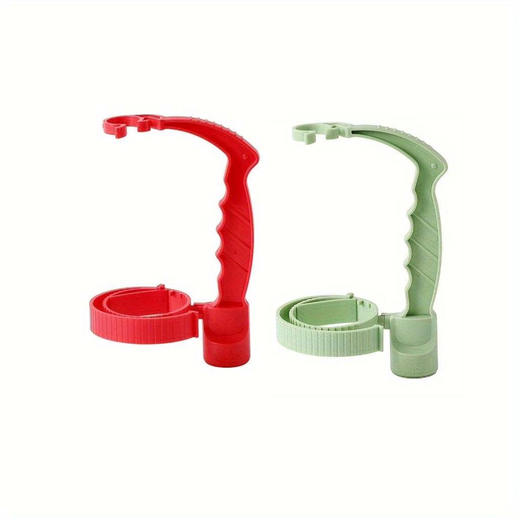 2pcs Adjustable Drink Pouring Cup Handle with Built In Bottle Opener , Ergonomic Grip, Prevents Spills, Fits Standard Beverage Bottles