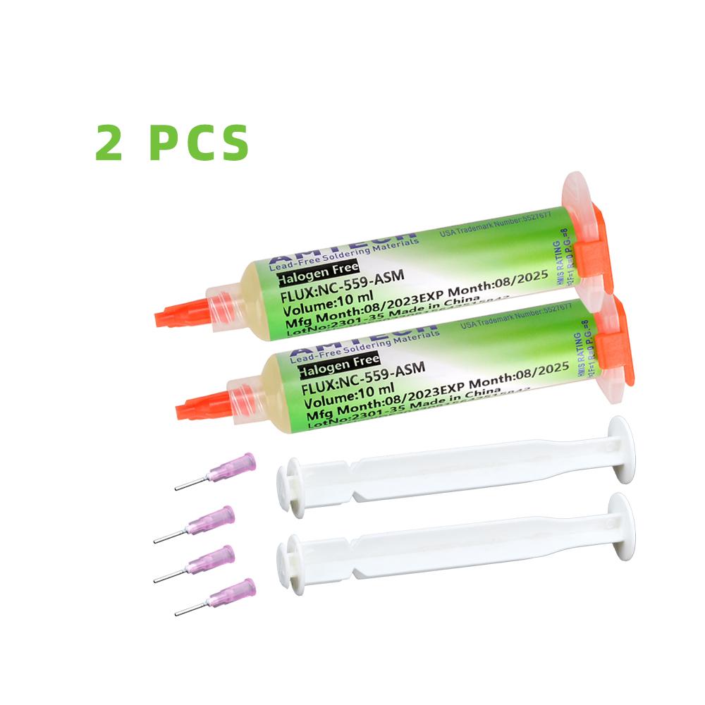 NC-559-ASM BGA PCB No-Clean Solder Paste Welding Advanced Oil Flux Grease 10cc Soldering Repair Paste Mass Air Flow 3
