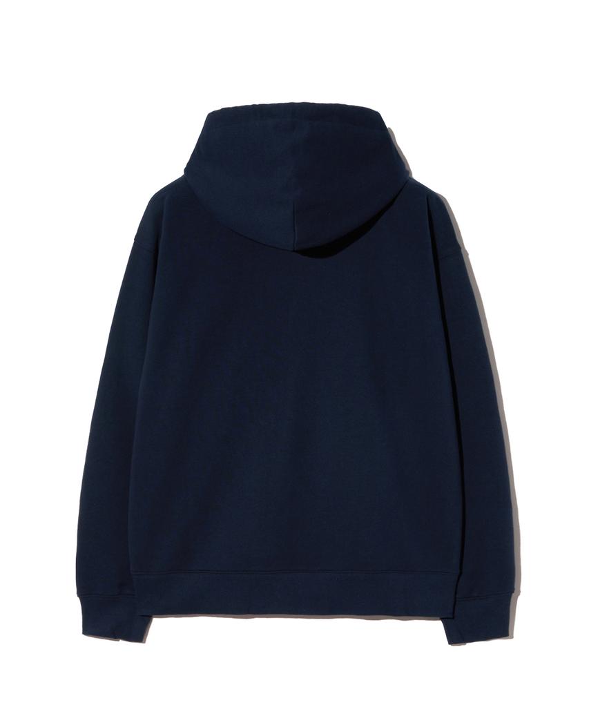 Yale Small Arch Zip-Up Hoodie_Navy
