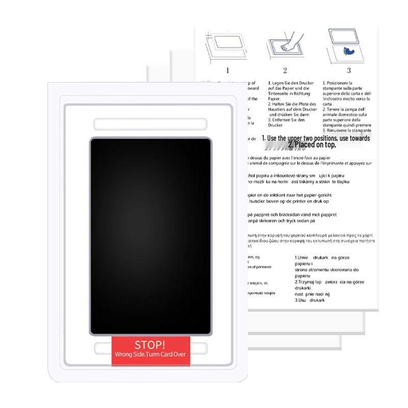 Wash-free Non-stick Ink Pad for Hand & Footprints - Safe, Mess-free Souvenir
