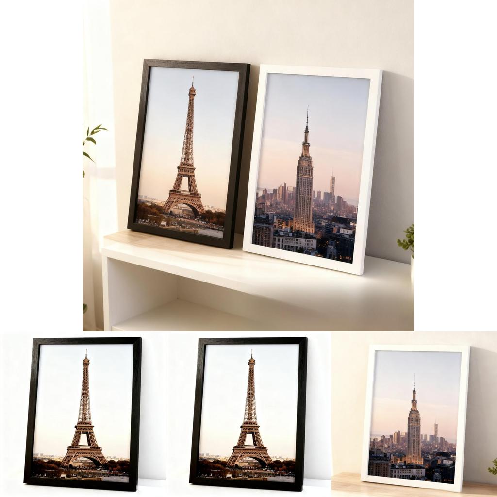 Thin Picture Photo Frames Creative Large Wall Frame For Bedroom Display