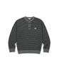 MMLG Breezy Henley Neck Knit (Charcoal)