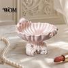 Key Holder Tray Jewelry Storage Tray, Creative Seashell Shapes Plastic Trays, Delicate Texture Dish Earrings Ring Display Plates, Photo Props