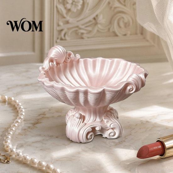 Key Holder Tray Jewelry Storage Tray, Creative Seashell Shapes Plastic Trays, Delicate Texture Dish Earrings Ring Display Plates, Photo Props