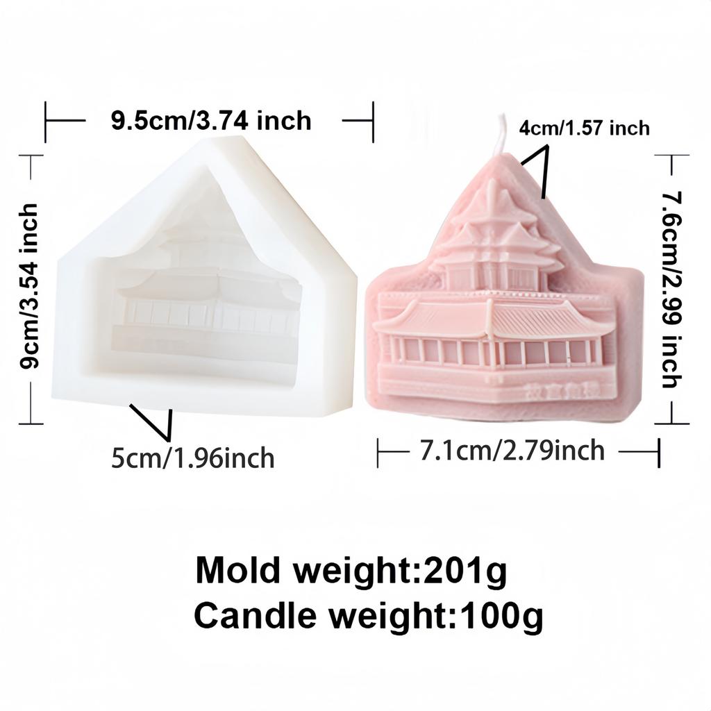 Relieff Frihetsgudinnen Lys Silikonform DIY Palassmuseum Arkitektur Sement Gipsform Dyr Kamel Såpelagingsverktøy